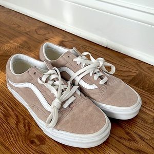 Vans Suede Pink Old Skool Shoes Size 8